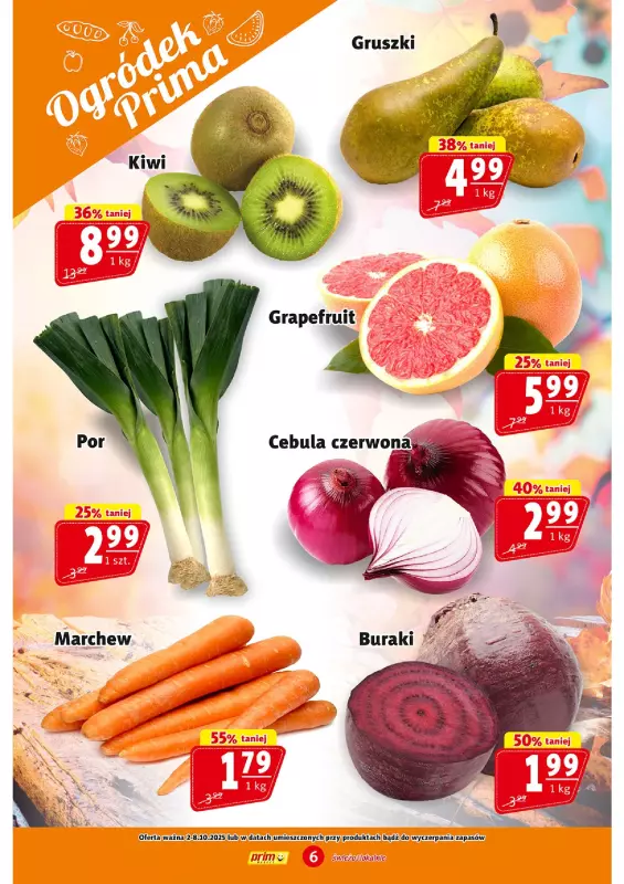 Prim Market - gazetka promocyjna Gazetka od czwartku 02.10 do środy 08.10 - strona 6