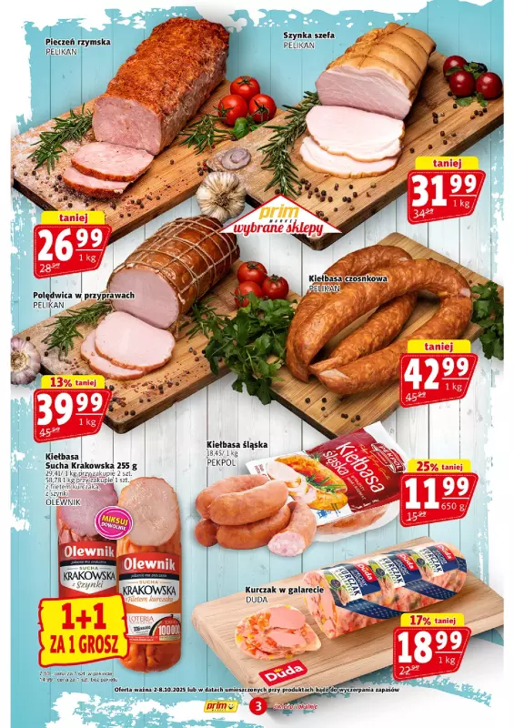 Prim Market - gazetka promocyjna Gazetka od czwartku 02.10 do środy 08.10 - strona 3