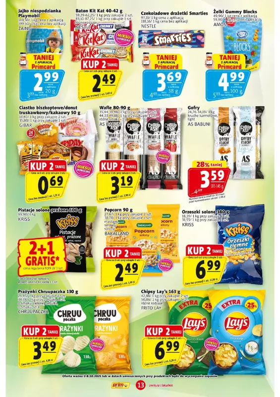 Prim Market - gazetka promocyjna Gazetka od czwartku 02.10 do środy 08.10 - strona 13