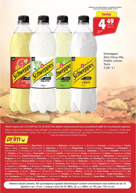 Prim Market - gazetka promocyjna Oferta alkoholowa od środy 01.10 do piątku 31.10 - strona 8