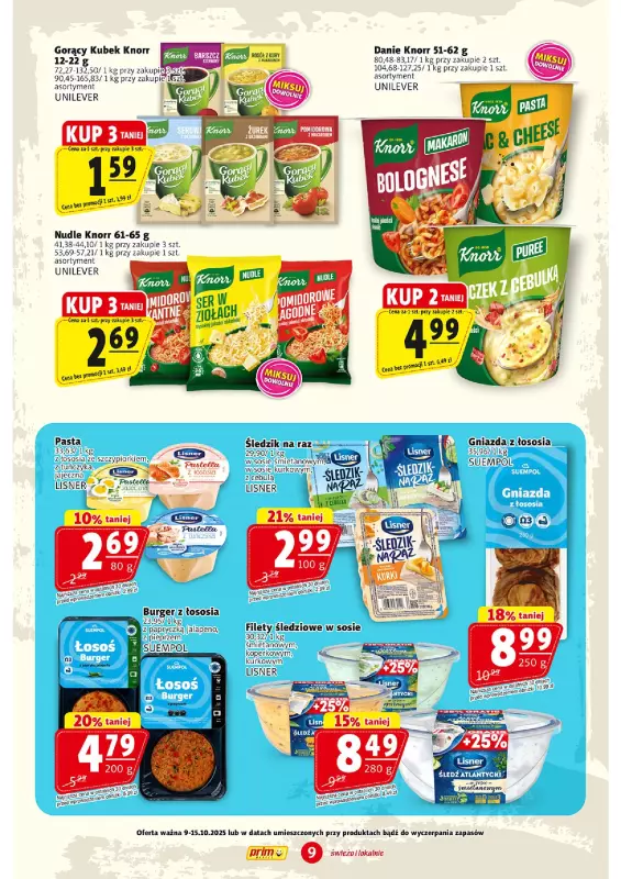 Prim Market - gazetka promocyjna Gazetka od czwartku 09.10 do środy 15.10 - strona 9