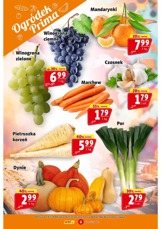 Prim Market - gazetka promocyjna Gazetka od czwartku 09.10 do środy 15.10 - strona 6