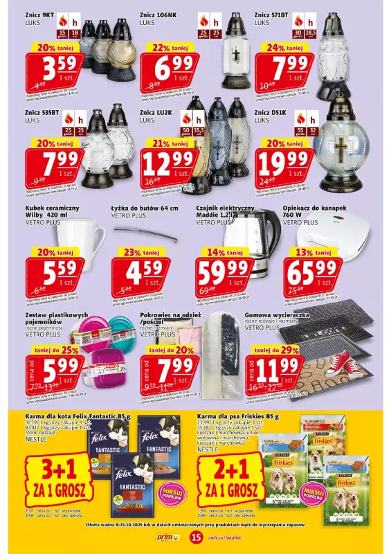 Prim Market - gazetka promocyjna Gazetka od czwartku 09.10 do środy 15.10 - strona 15