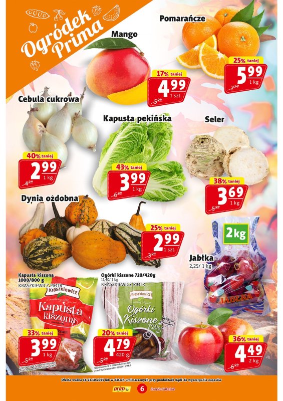 Prim Market - gazetka promocyjna Gazetka od czwartku 16.10 do środy 22.10 - strona 6