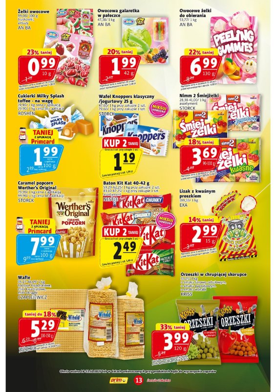 Prim Market - gazetka promocyjna Gazetka od czwartku 16.10 do środy 22.10 - strona 13