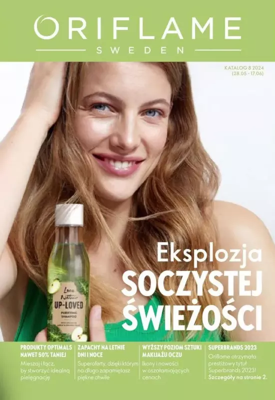 Oriflame - gazetka promocyjna Katalog 8/2024 od wtorku 28.05 do poniedziałku 17.06