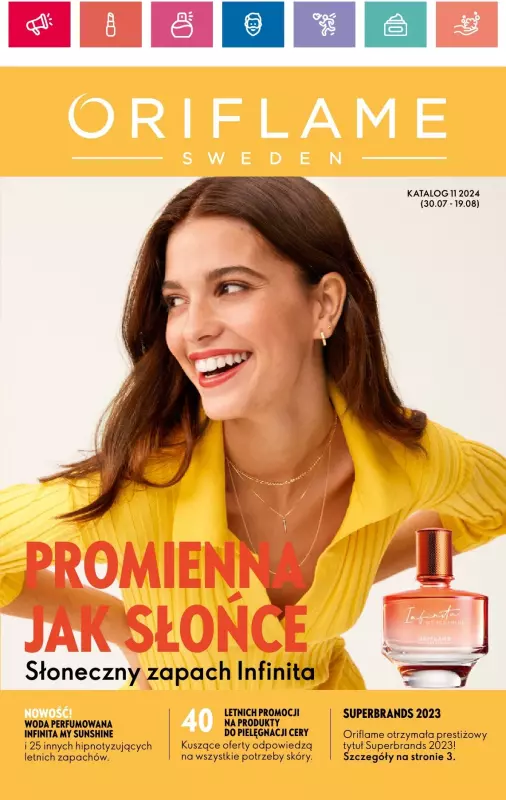 Oriflame - gazetka promocyjna Katalog 11/2024 od wtorku 30.07 do poniedziałku 19.08