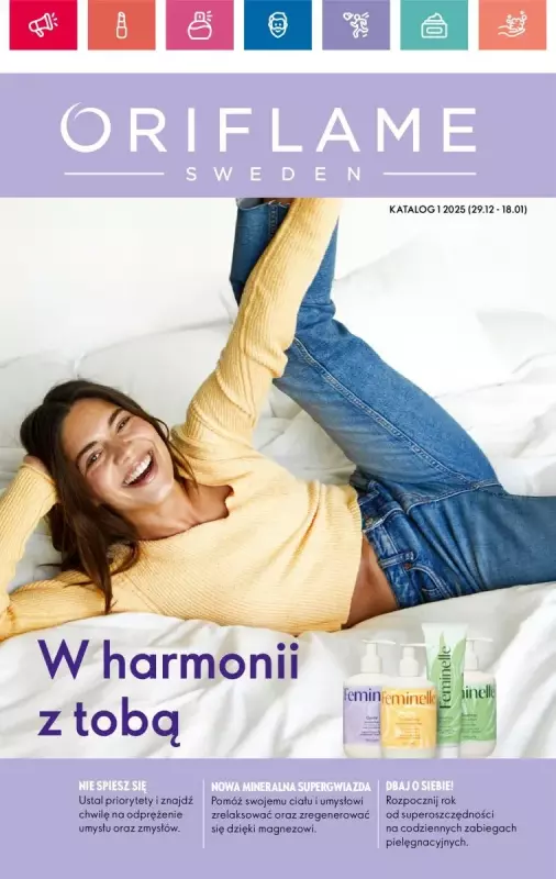 Oriflame - gazetka promocyjna Katalog 1/2025 od niedzieli 29.12 do soboty 18.01