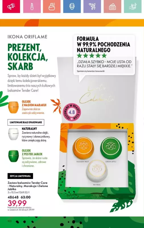 Oriflame - gazetka promocyjna Katalog 10/2025 od niedzieli 06.07 do soboty 26.07 - strona 100