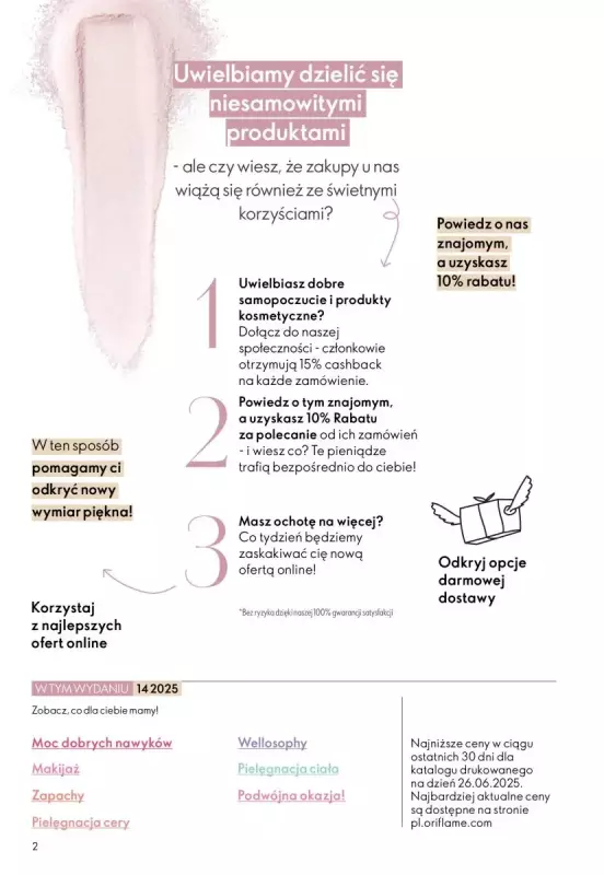 Oriflame - gazetka promocyjna Katalog 14/2025   - strona 2