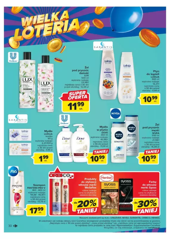 Carrefour Market - gazetka promocyjna Gazetka Carrefour Market od wtorku 03.10 do soboty 07.10 - strona 30