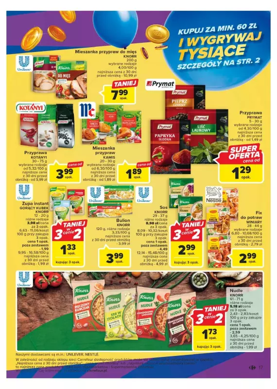Carrefour Market - gazetka promocyjna Gazetka Carrefour Market od wtorku 03.10 do soboty 07.10 - strona 17