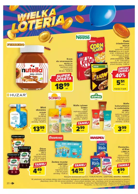 Carrefour Market - gazetka promocyjna Gazetka Carrefour Market od wtorku 03.10 do soboty 07.10 - strona 20