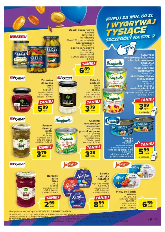 Carrefour Market - gazetka promocyjna Gazetka Carrefour Market od wtorku 03.10 do soboty 07.10 - strona 19