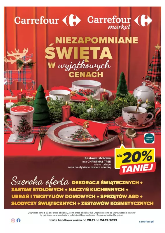 Carrefour Market - gazetka promocyjna Gazetka Prezenty część 2 od wtorku 28.11 do niedzieli 24.12