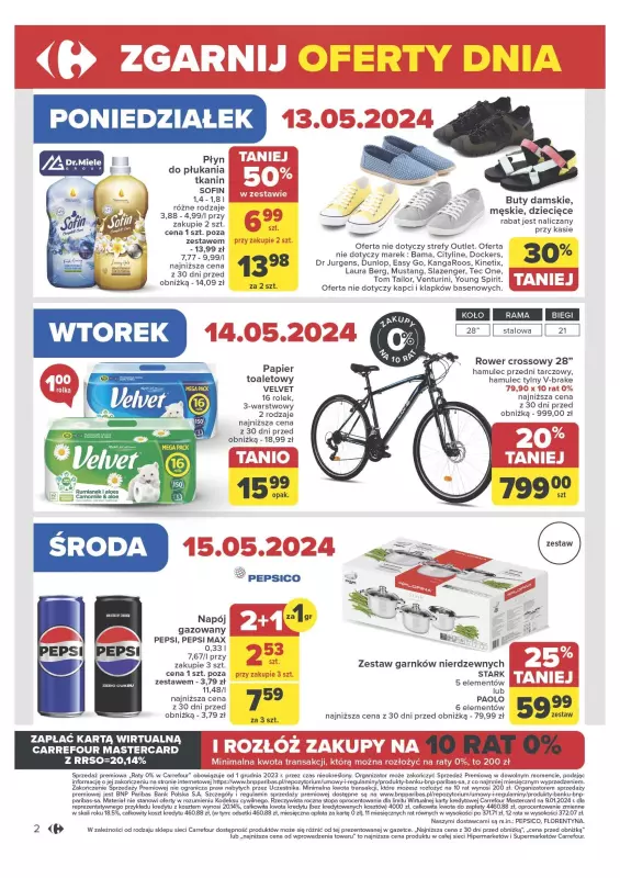 Carrefour Market - gazetka promocyjna Gazetka Nowe niskie ceny od poniedziałku 13.05 do soboty 18.05 - strona 2