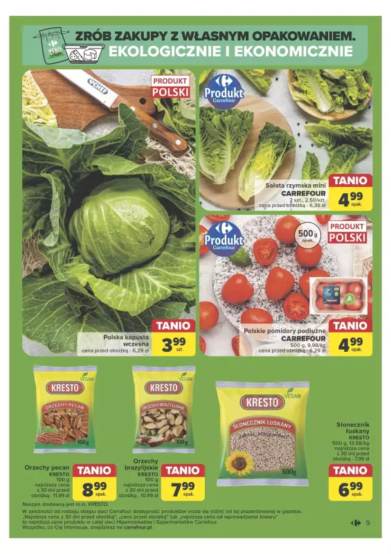 Carrefour Market - gazetka promocyjna Gazetka Nowe niskie ceny od poniedziałku 13.05 do soboty 18.05 - strona 9