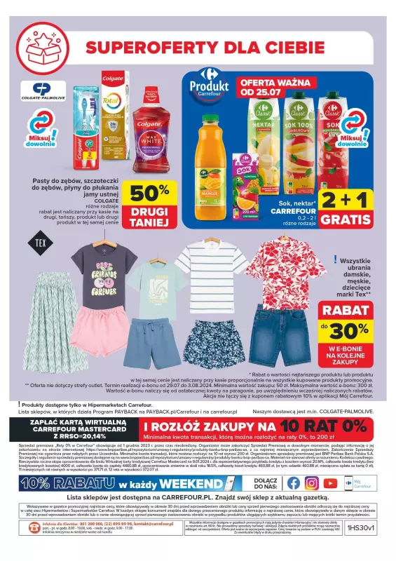 Carrefour Market - gazetka promocyjna Gazetka Market od wtorku 23.07 do soboty 27.07 - strona 32