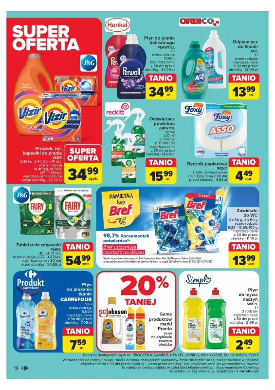 Carrefour Market - gazetka promocyjna Gazetka Market od wtorku 23.07 do soboty 27.07 - strona 20