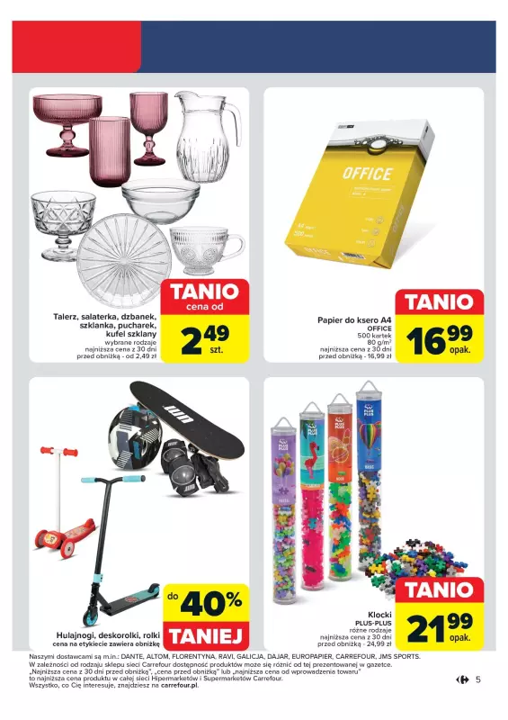 Carrefour Market - gazetka promocyjna Gazetka Superoferty tygodnia od poniedziałku 22.07 do soboty 27.07 - strona 5