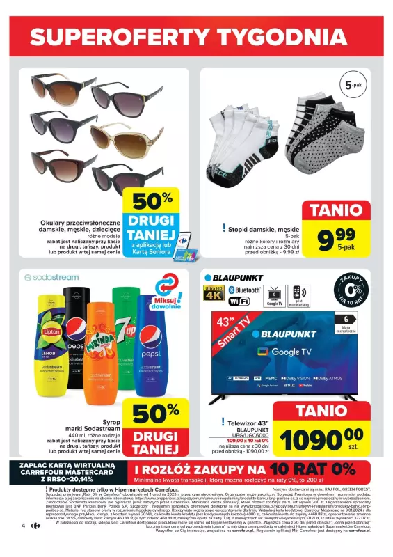 Carrefour Market - gazetka promocyjna Gazetka Superoferty tygodnia od poniedziałku 22.07 do soboty 27.07 - strona 4