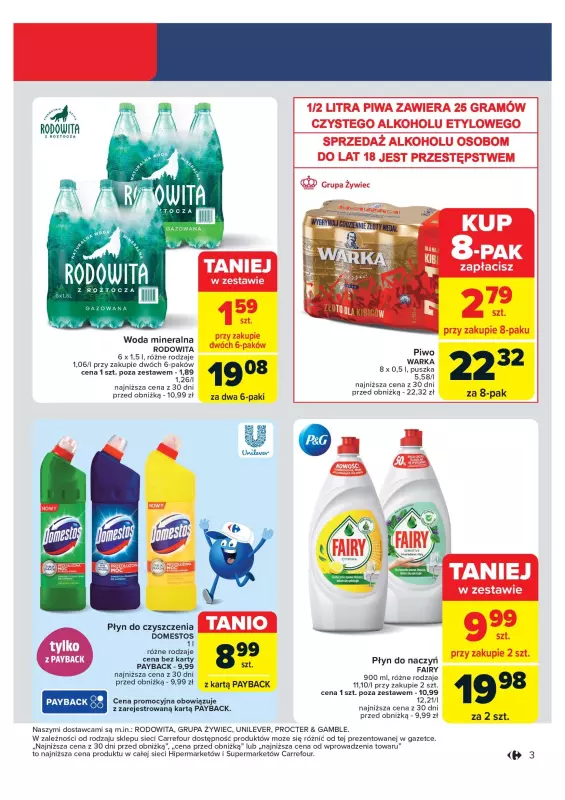 Carrefour Market - gazetka promocyjna Gazetka Superoferty tygodnia od poniedziałku 22.07 do soboty 27.07 - strona 3