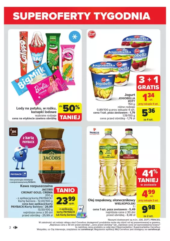 Carrefour Market - gazetka promocyjna Gazetka Superoferty tygodnia od poniedziałku 16.09 do soboty 21.09 - strona 2