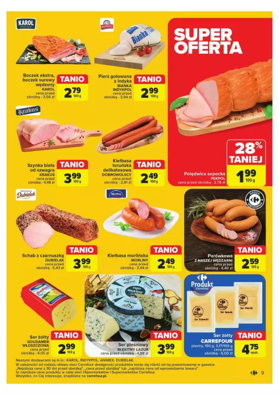 Carrefour Market - gazetka promocyjna Gazetka Superoferty tygodnia od poniedziałku 16.09 do soboty 21.09 - strona 9