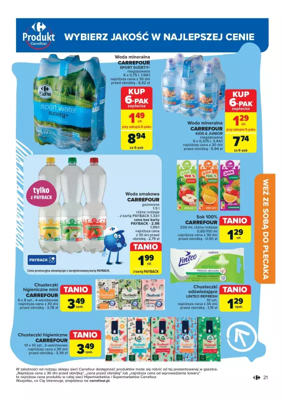 Carrefour Market - gazetka promocyjna Gazetka Produkt Carrefour od wtorku 17.09 do soboty 28.09 - strona 21