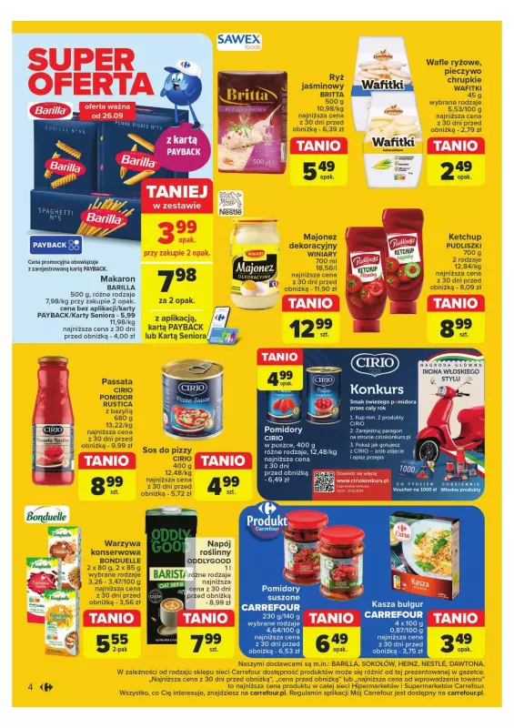 Carrefour Market - gazetka promocyjna Carrefour Market od wtorku 24.09 do soboty 28.09 - strona 4