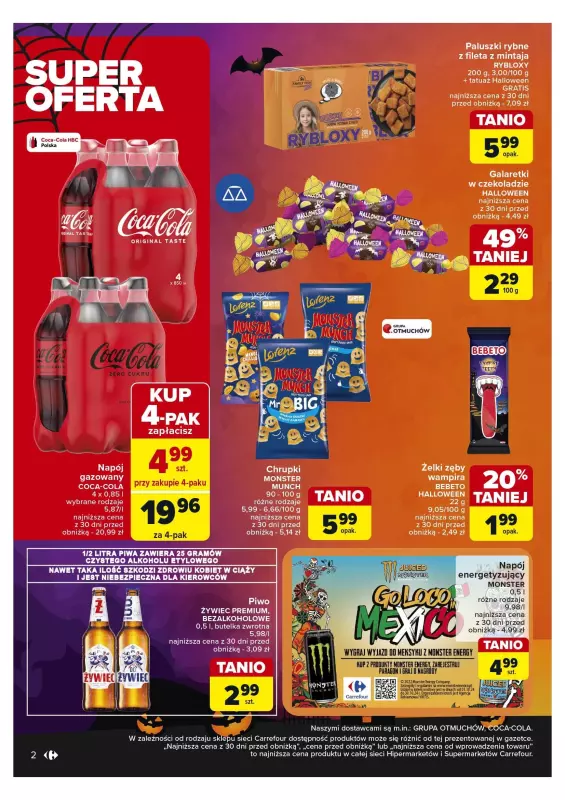 Carrefour Market - gazetka promocyjna Strasznie fajne Halloween od wtorku 15.10 do czwartku 31.10 - strona 2