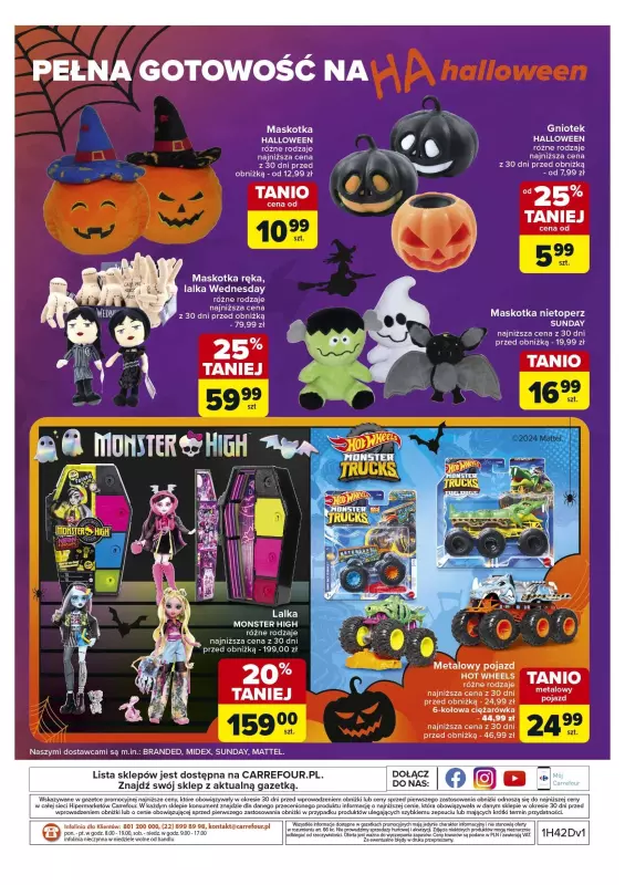 Carrefour Market - gazetka promocyjna Strasznie fajne Halloween od wtorku 15.10 do czwartku 31.10 - strona 8