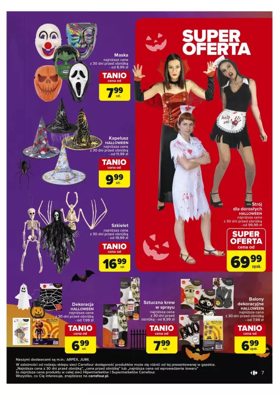 Carrefour Market - gazetka promocyjna Strasznie fajne Halloween od wtorku 15.10 do czwartku 31.10 - strona 7