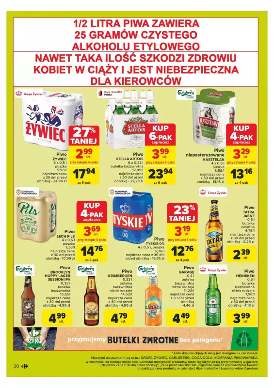 Carrefour Market - gazetka promocyjna Carrefour Market od poniedziałku 21.10 do soboty 26.10 - strona 30