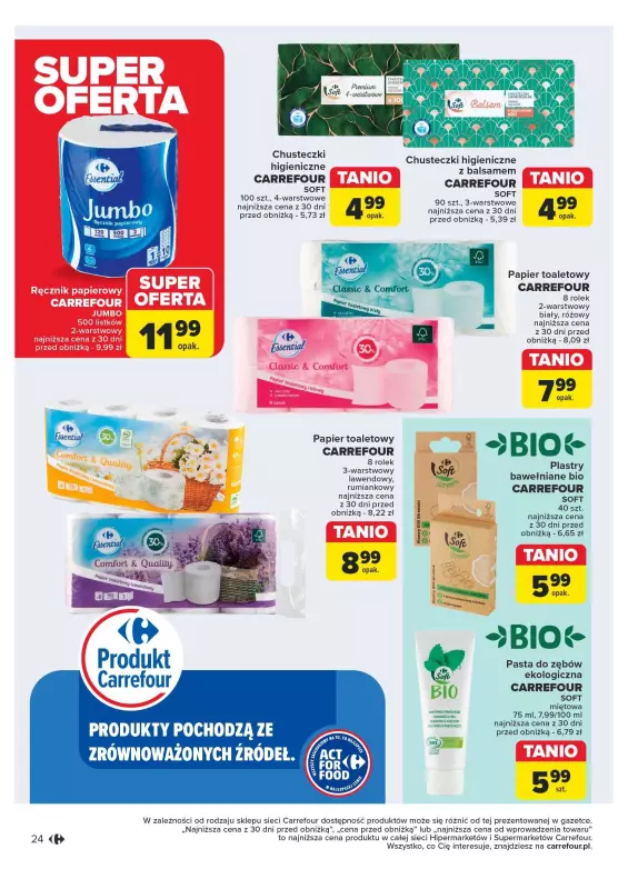 Carrefour Market - gazetka promocyjna Rozsmakuj się z ACT FOR FOOD od wtorku 22.10 do soboty 02.11 - strona 24