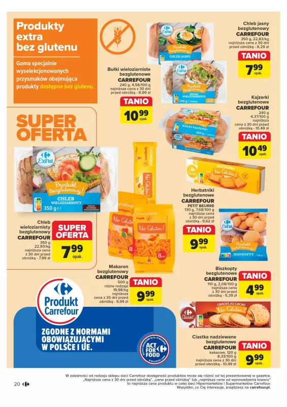 Carrefour Market - gazetka promocyjna Rozsmakuj się z ACT FOR FOOD od wtorku 22.10 do soboty 02.11 - strona 20