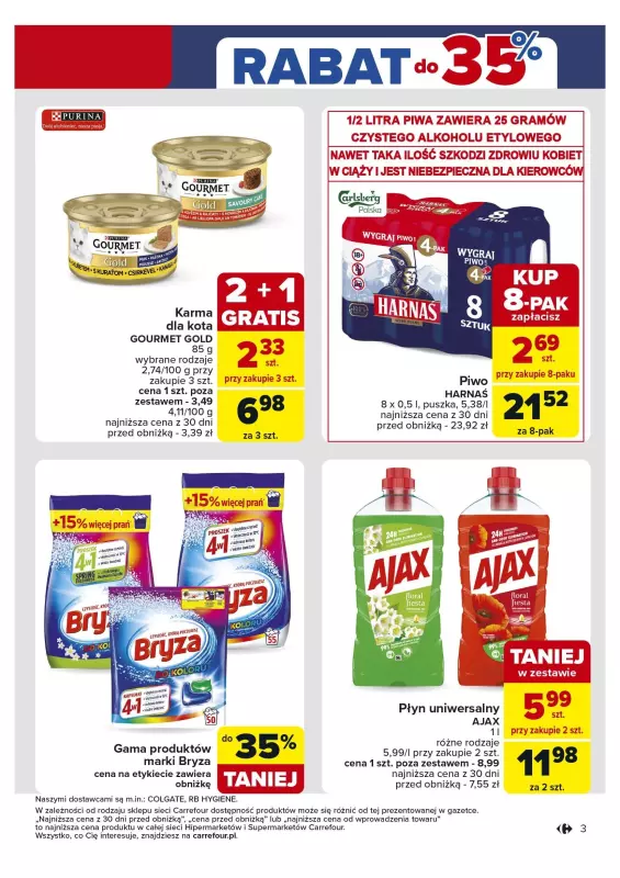 Carrefour Market - gazetka promocyjna Carrefour Market od poniedziałku 28.10 do soboty 02.11 - strona 3