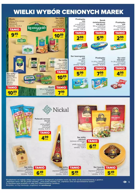 Carrefour Market - gazetka promocyjna Gazetka cenione marki od wtorku 29.10 do soboty 09.11 - strona 9