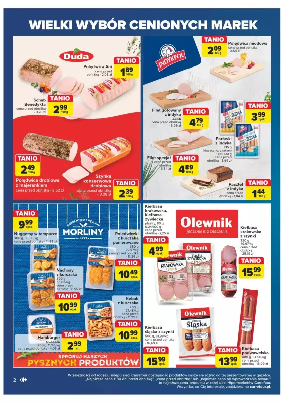 Carrefour Market - gazetka promocyjna Gazetka cenione marki od wtorku 29.10 do soboty 09.11 - strona 2