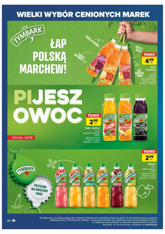 Carrefour Market - gazetka promocyjna Gazetka cenione marki od wtorku 29.10 do soboty 09.11 - strona 38