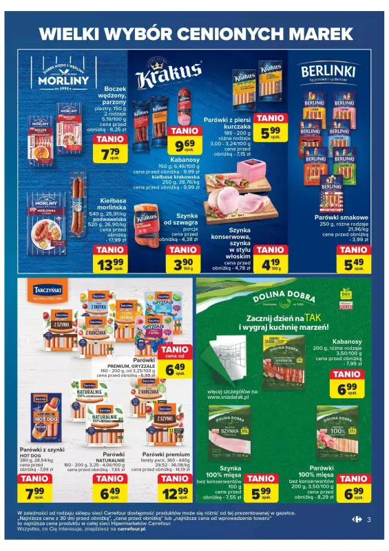 Carrefour Market - gazetka promocyjna Gazetka cenione marki od wtorku 29.10 do soboty 09.11 - strona 3