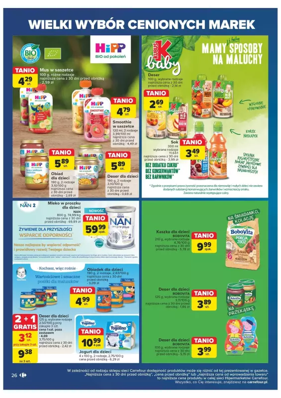 Carrefour Market - gazetka promocyjna Gazetka cenione marki od wtorku 29.10 do soboty 09.11 - strona 26