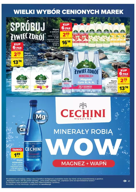 Carrefour Market - gazetka promocyjna Gazetka cenione marki od wtorku 29.10 do soboty 09.11 - strona 41