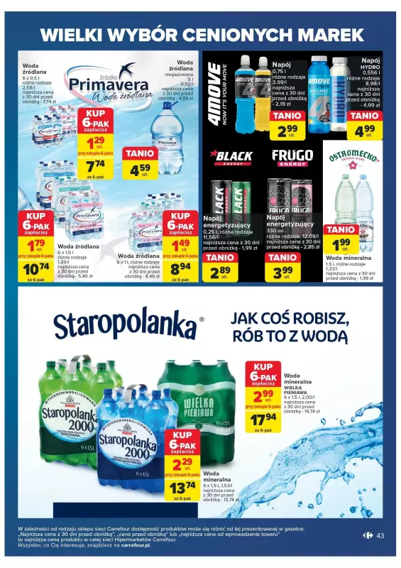 Carrefour Market - gazetka promocyjna Gazetka cenione marki od wtorku 29.10 do soboty 09.11 - strona 43