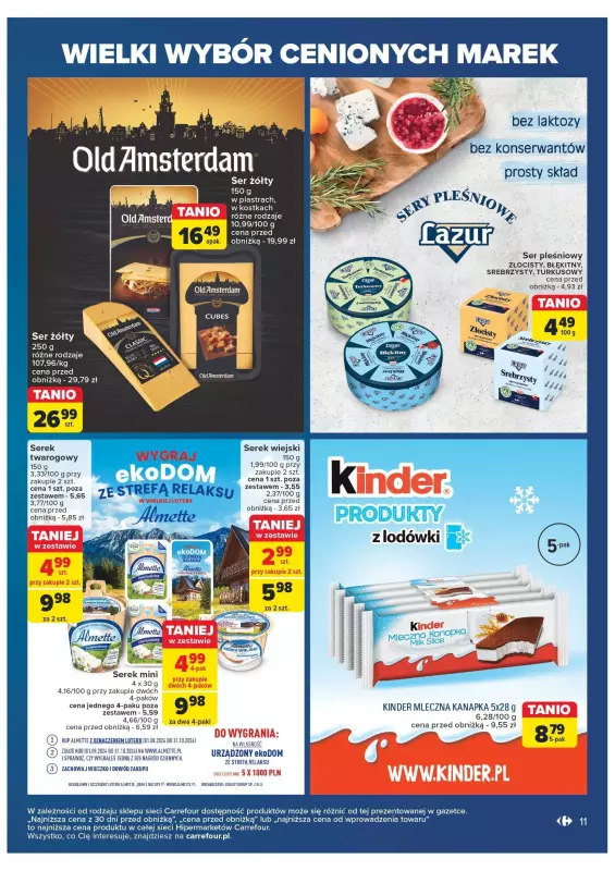 Carrefour Market - gazetka promocyjna Gazetka cenione marki od wtorku 29.10 do soboty 09.11 - strona 11