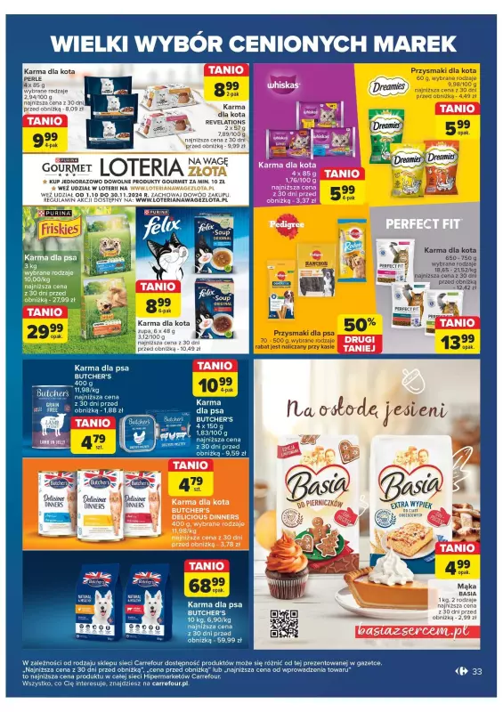 Carrefour Market - gazetka promocyjna Gazetka cenione marki od wtorku 29.10 do soboty 09.11 - strona 33