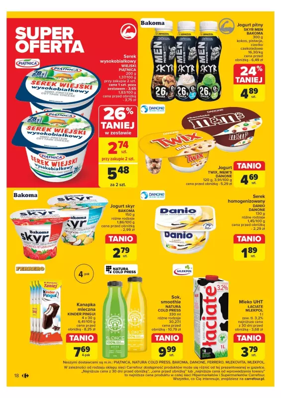 Carrefour Market - gazetka promocyjna Carrefour Market od poniedziałku 04.11 do soboty 09.11 - strona 18