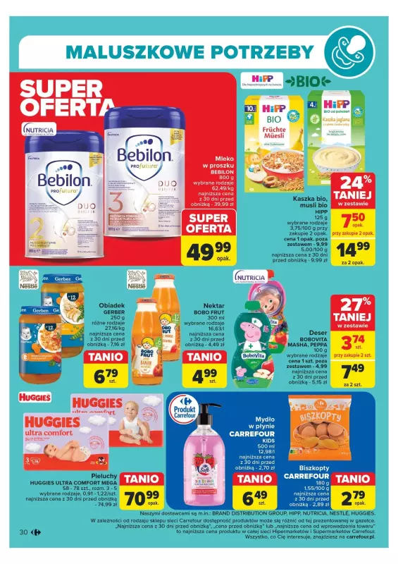 Carrefour Market - gazetka promocyjna Carrefour Market od poniedziałku 04.11 do soboty 09.11 - strona 30