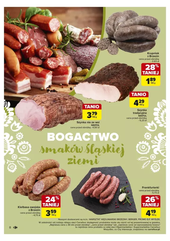 Carrefour Market - gazetka promocyjna Gazetka Kupujemy lokalnie od poniedziałku 04.11 do soboty 09.11 - strona 8