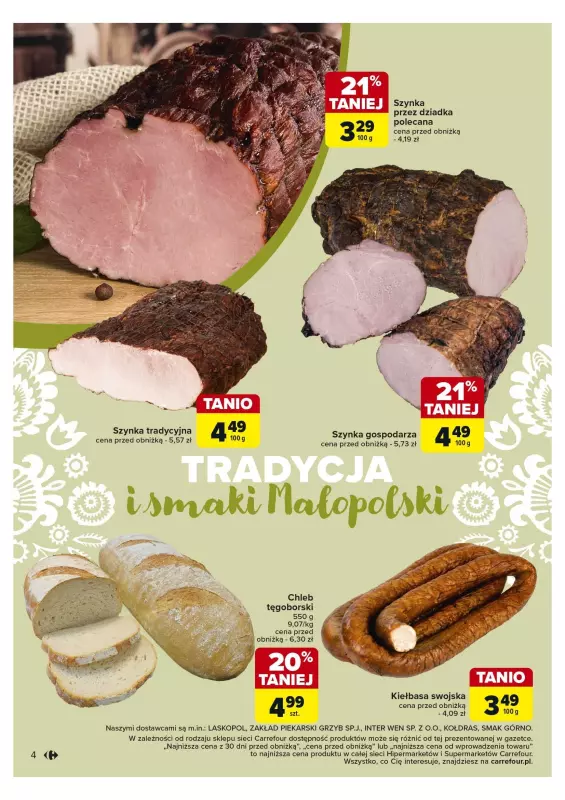 Carrefour Market - gazetka promocyjna Gazetka Kupujemy lokalnie od poniedziałku 04.11 do soboty 09.11 - strona 4